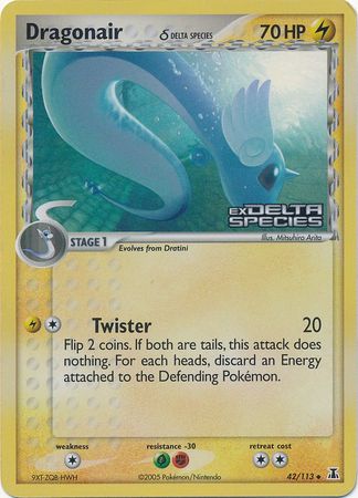 Dragonair (42/113) (Delta Species) (Stamped) [EX: Delta Species] - Pokémon - Card Brawlers | Quebec | Canada |
