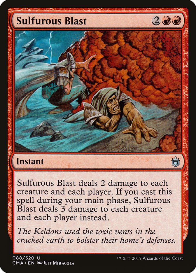 Sulfurous Blast [Commander Anthology] - Magic: The Gathering - Card Brawlers | Quebec | Canada |