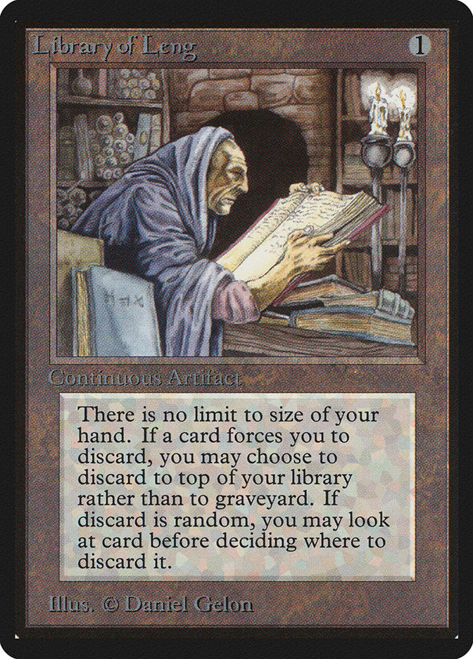 Library of Leng [Beta Edition] - Magic: The Gathering - Card Brawlers | Quebec | Canada |