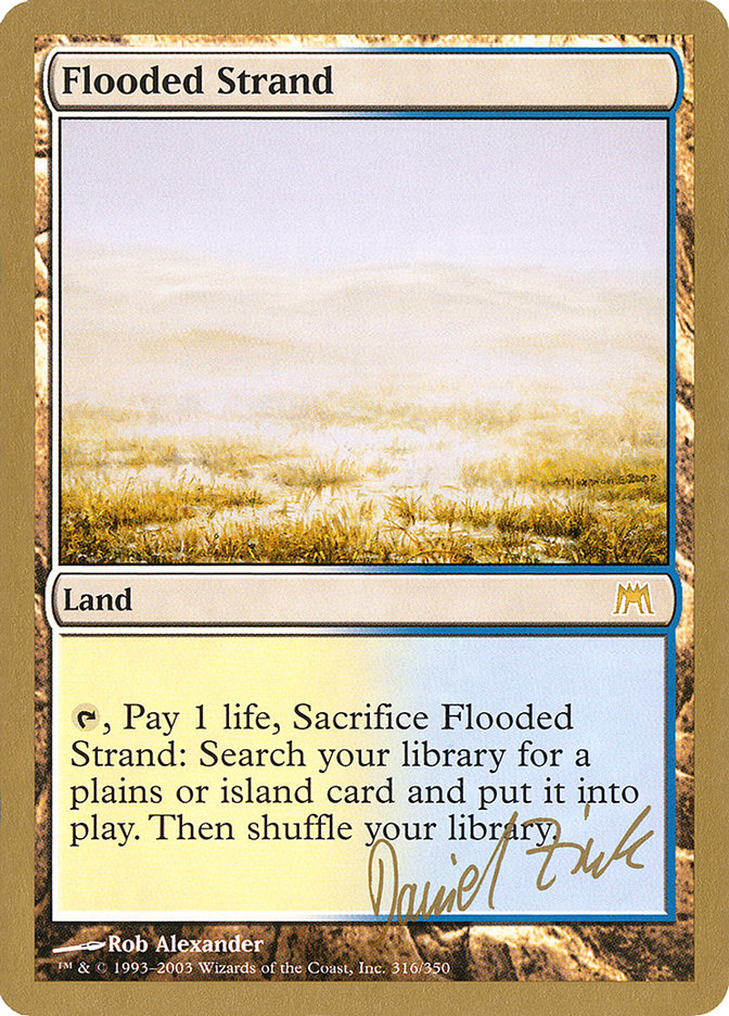 Flooded Strand (Daniel Zink) [World Championship Decks 2003] - Magic: The Gathering - Card Brawlers | Quebec | Canada |
