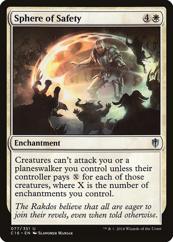 Sphere of Safety [Commander 2016] - Magic: The Gathering - Card Brawlers | Quebec | Canada |