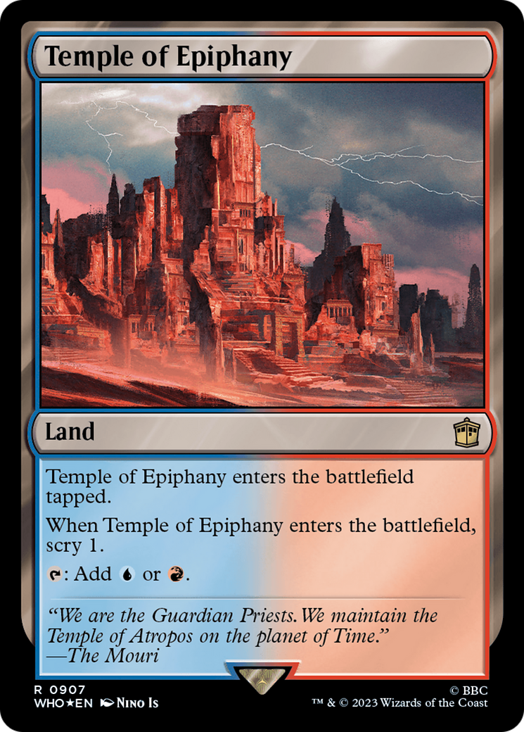 Temple of Epiphany (Surge Foil) [Doctor Who] - Magic: The Gathering - Card Brawlers | Quebec | Canada |