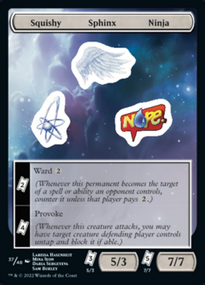 Squishy Sphinx Ninja [Unfinity Stickers] - Magic: The Gathering - Card Brawlers | Quebec | Canada |