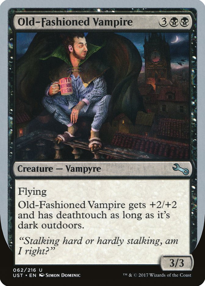 Old-Fashioned Vampire [Unstable] - Magic: The Gathering - Card Brawlers | Quebec | Canada |