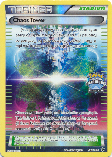 Chaos Tower (94/124) (National Championship Promo) [XY: Fates Collide] - Pokémon - Card Brawlers | Quebec | Canada |