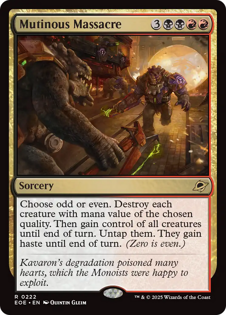 Mutinous Massacre [Edge of Eternities] - Magic: The Gathering - Card Brawlers | Quebec | Canada |
