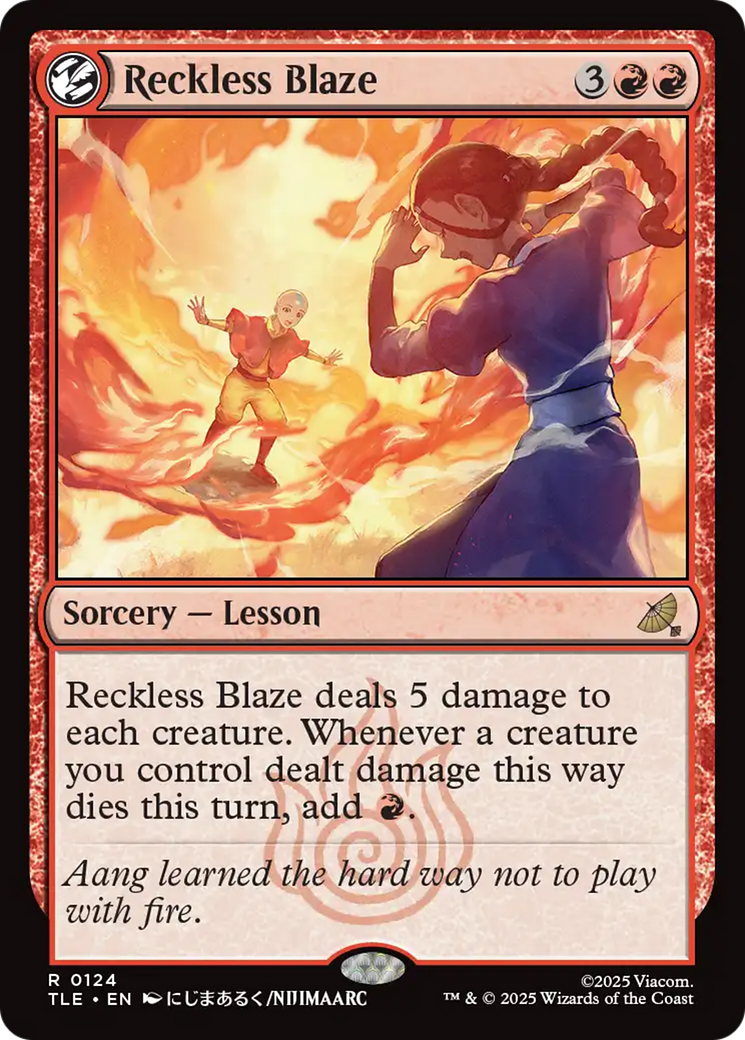 Reckless Blaze [Avatar: The Last Airbender: Eternal-Legal] - Magic: The Gathering - Card Brawlers | Quebec | Canada |