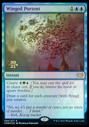 Winged Portent [Innistrad: Crimson Vow Prerelease Promos] - Magic: The Gathering - Card Brawlers | Quebec | Canada |