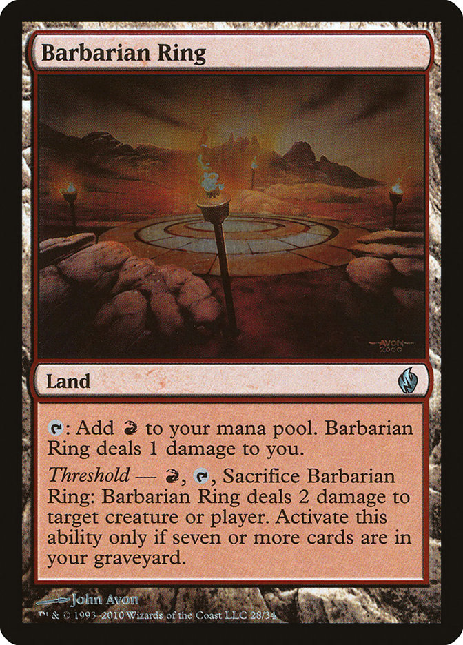 Barbarian Ring [Premium Deck Series: Fire and Lightning] - Magic: The Gathering - Card Brawlers | Quebec | Canada |
