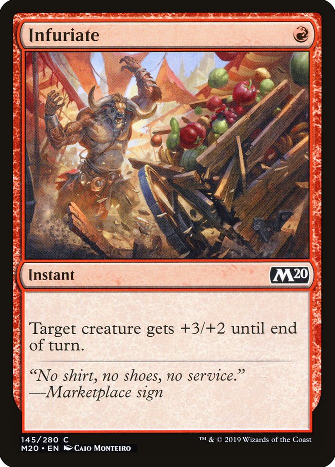 Infuriate [Core Set 2020] - Magic: The Gathering - Card Brawlers | Quebec | Canada |