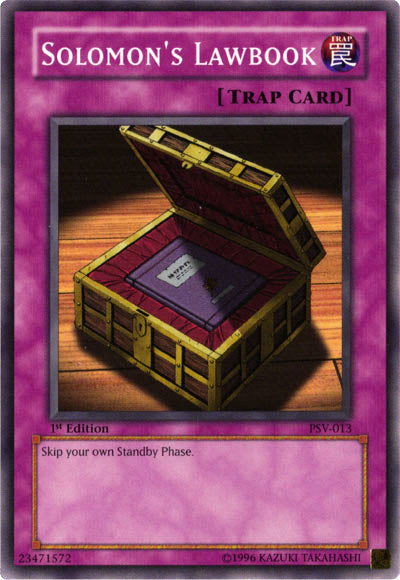 Solomon's Lawbook [PSV-013] Common - Yu-Gi-Oh! - Card Brawlers | Quebec | Canada |