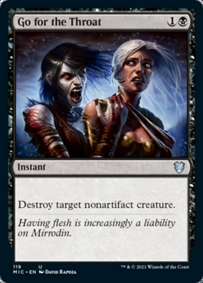 Go for the Throat [Innistrad: Midnight Hunt Commander] - Magic: The Gathering - Card Brawlers | Quebec | Canada |