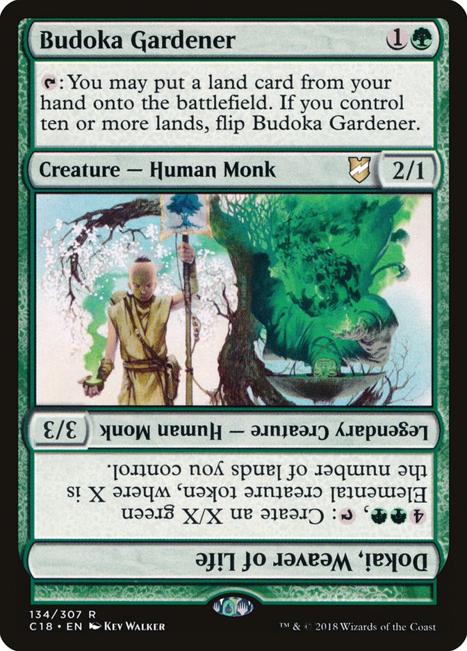 Budoka Gardener // Dokai, Weaver of Life [Commander 2018] - Magic: The Gathering - Card Brawlers | Quebec | Canada |