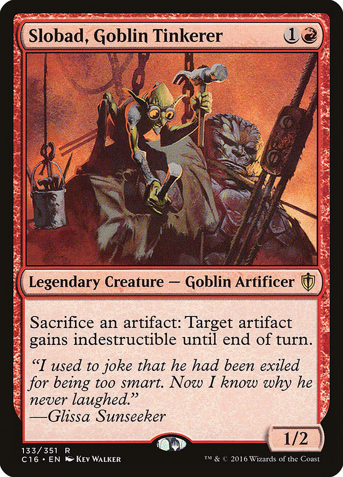 Slobad, Goblin Tinkerer [Commander 2016] - Magic: The Gathering - Card Brawlers | Quebec | Canada |