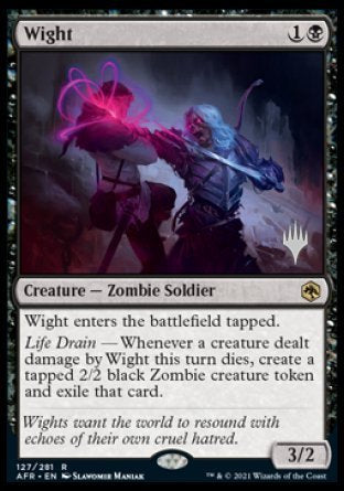 Wight (Promo Pack) [Dungeons & Dragons: Adventures in the Forgotten Realms Promos] - Magic: The Gathering - Card Brawlers | Quebec | Canada |