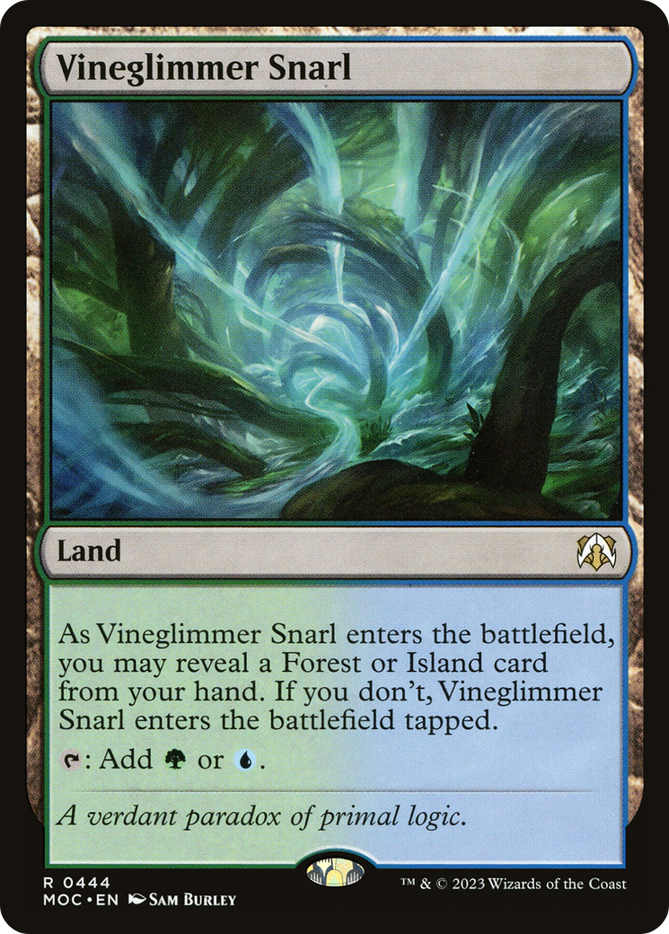 Vineglimmer Snarl [March of the Machine Commander] - Magic: The Gathering - Card Brawlers | Quebec | Canada |