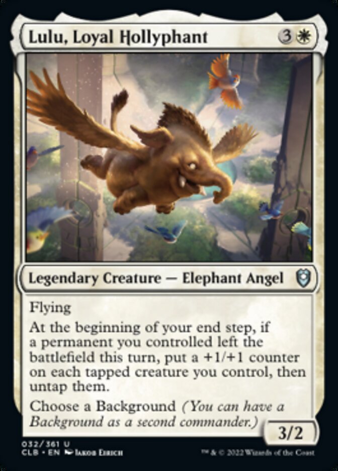 Lulu, Loyal Hollyphant [Commander Legends: Battle for Baldur's Gate] - Magic: The Gathering - Card Brawlers | Quebec | Canada |
