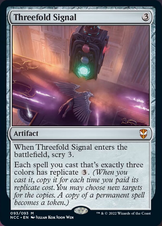Threefold Signal [Streets of New Capenna Commander] - Magic: The Gathering - Card Brawlers | Quebec | Canada |