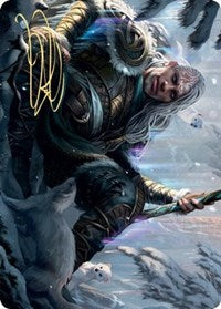 Jorn, God of Winter Art Card (Gold-Stamped Signature) [Kaldheim Art Series] - Magic: The Gathering - Card Brawlers | Quebec | Canada |