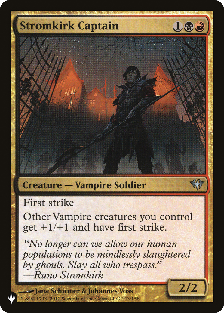 Stromkirk Captain [The List] - Magic: The Gathering - Card Brawlers | Quebec | Canada |