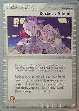 Rocket's Admin. (86/109) (Mewtrick - Jason Klaczynski) [World Championships 2006] - Pokémon - Card Brawlers | Quebec | Canada |