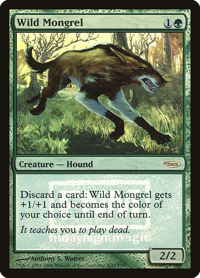 Wild Mongrel [Friday Night Magic 2006] - Magic: The Gathering - Card Brawlers | Quebec | Canada |