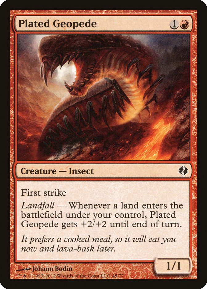Plated Geopede [Duel Decks: Venser vs. Koth] - Magic: The Gathering - Card Brawlers | Quebec | Canada |