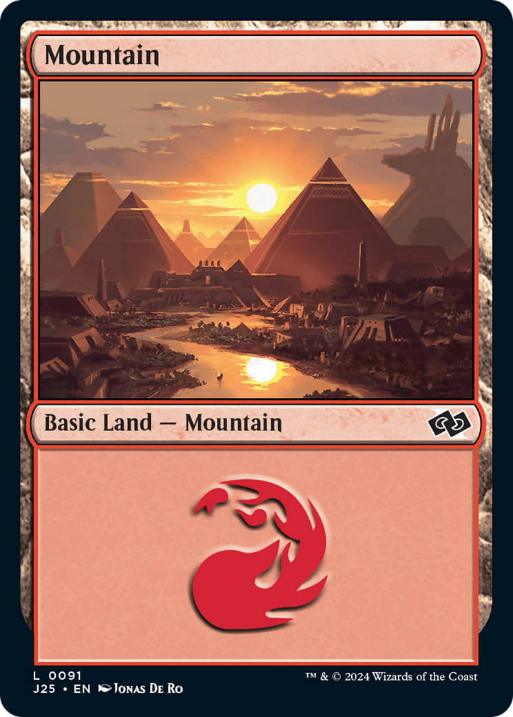 Mountain (91) [Foundations Jumpstart] - Magic: The Gathering - Card Brawlers | Quebec | Canada |