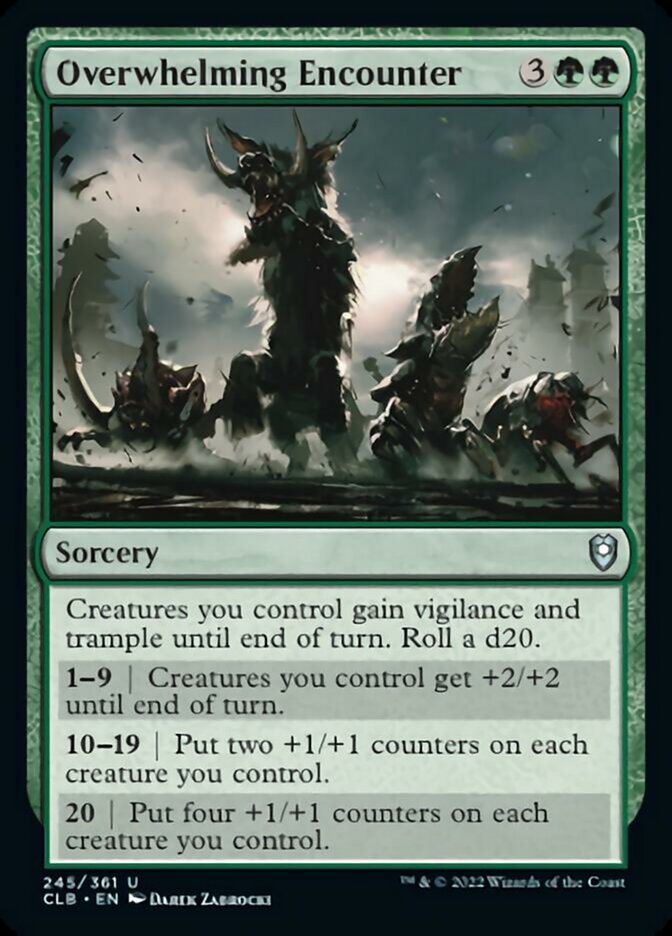 Overwhelming Encounter [Commander Legends: Battle for Baldur's Gate] - Magic: The Gathering - Card Brawlers | Quebec | Canada |