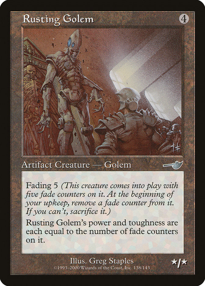 Rusting Golem [Nemesis] - Magic: The Gathering - Card Brawlers | Quebec | Canada |