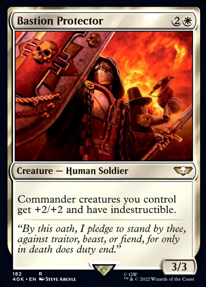 Bastion Protector (Surge Foil) [Warhammer 40,000] - Magic: The Gathering - Card Brawlers | Quebec | Canada |