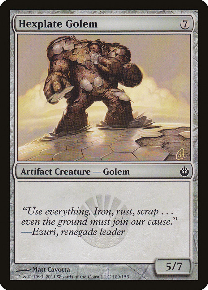 Hexplate Golem [Mirrodin Besieged] - Magic: The Gathering - Card Brawlers | Quebec | Canada |