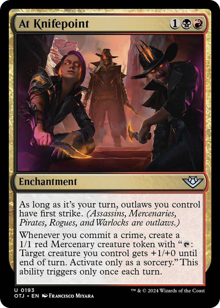 At Knifepoint [Outlaws of Thunder Junction] - Magic: The Gathering - Card Brawlers | Quebec | Canada |