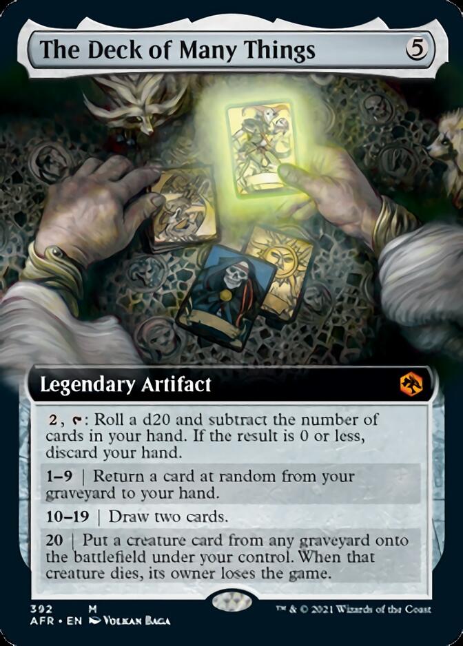 The Deck of Many Things (Extended Art) [Dungeons & Dragons: Adventures in the Forgotten Realms] - Magic: The Gathering - Card Brawlers | Quebec | Canada |