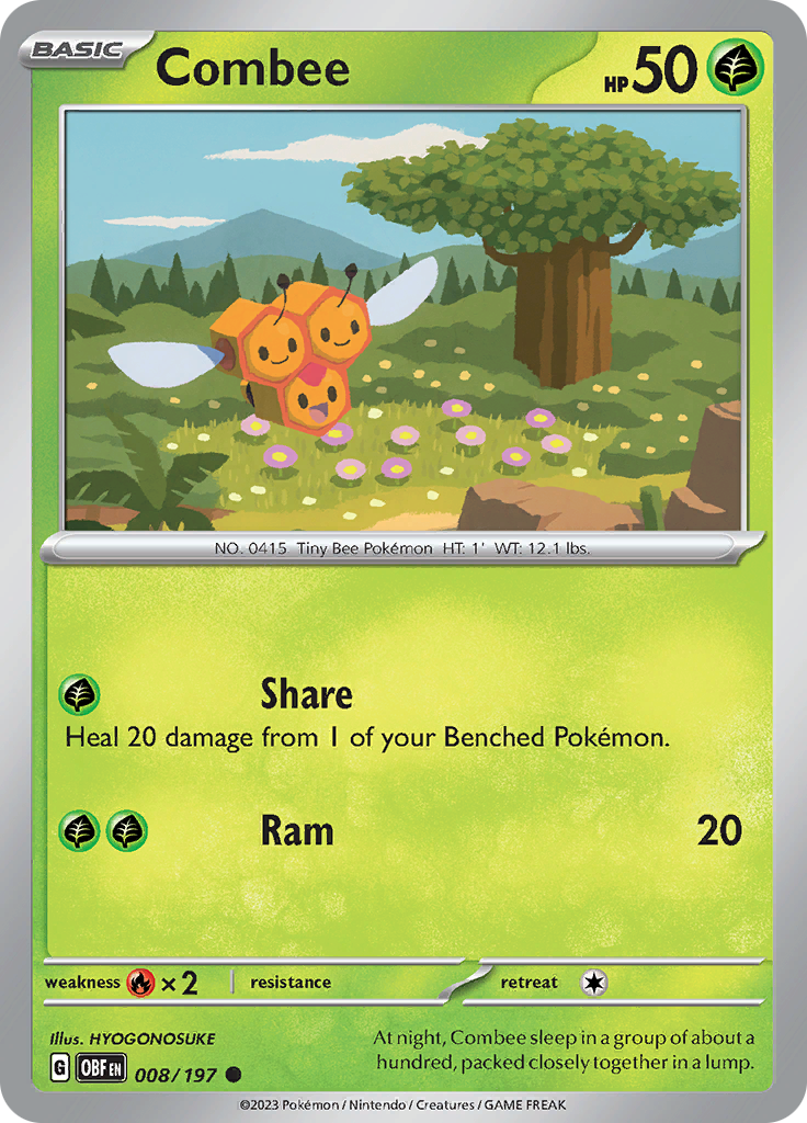 Combee (008/197) [Scarlet & Violet: Obsidian Flames] - Pokémon - Card Brawlers | Quebec | Canada |
