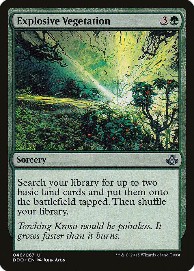 Explosive Vegetation [Duel Decks: Elspeth vs. Kiora] - Magic: The Gathering - Card Brawlers | Quebec | Canada |