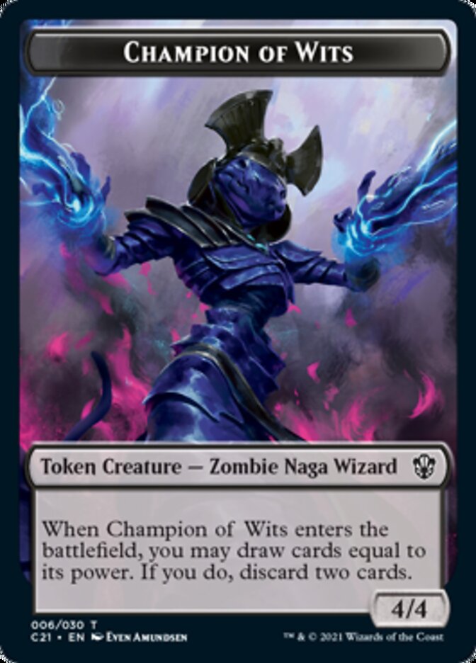 Eldrazi // Champion of Wits Double-Sided Token [Commander 2021 Tokens] - Magic: The Gathering - Card Brawlers | Quebec | Canada |