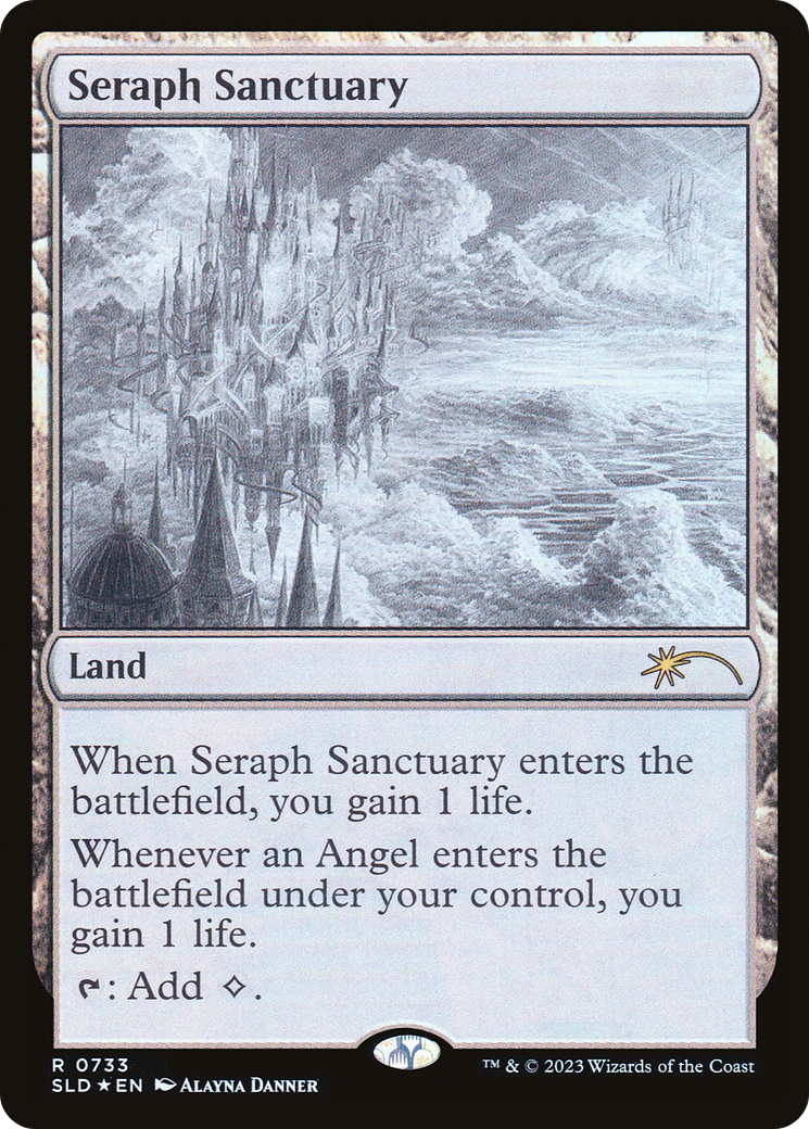Seraph Sanctuary (Sketch) [Secret Lair Drop Promos] - Magic: The Gathering - Card Brawlers | Quebec | Canada |