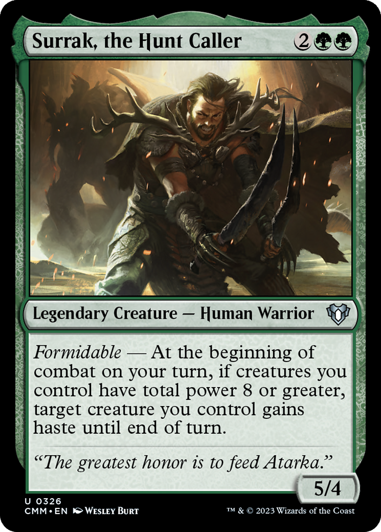 Surrak, the Hunt Caller [Commander Masters] - Magic: The Gathering - Card Brawlers | Quebec | Canada |
