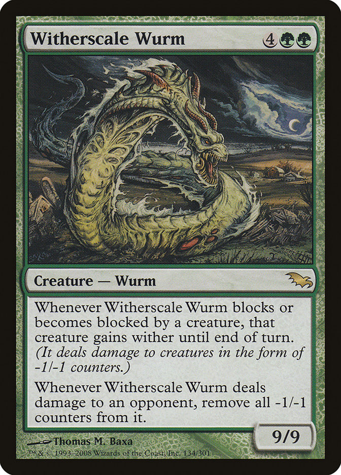 Witherscale Wurm [Shadowmoor] - Magic: The Gathering - Card Brawlers | Quebec | Canada |