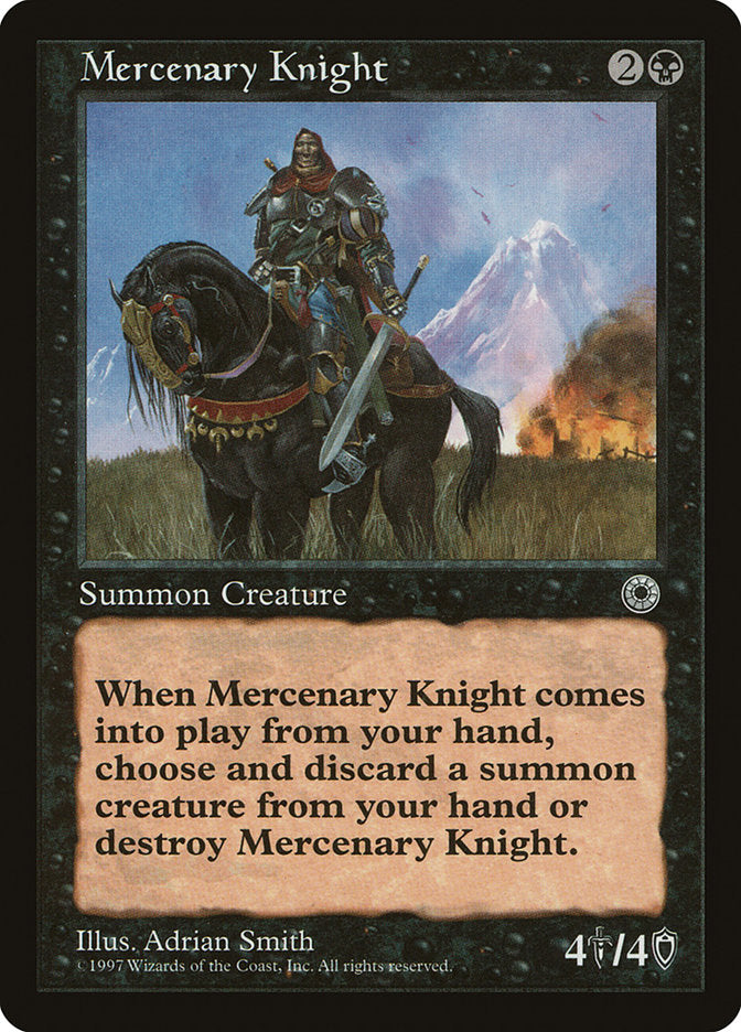 Mercenary Knight [Portal] - Magic: The Gathering - Card Brawlers | Quebec | Canada |