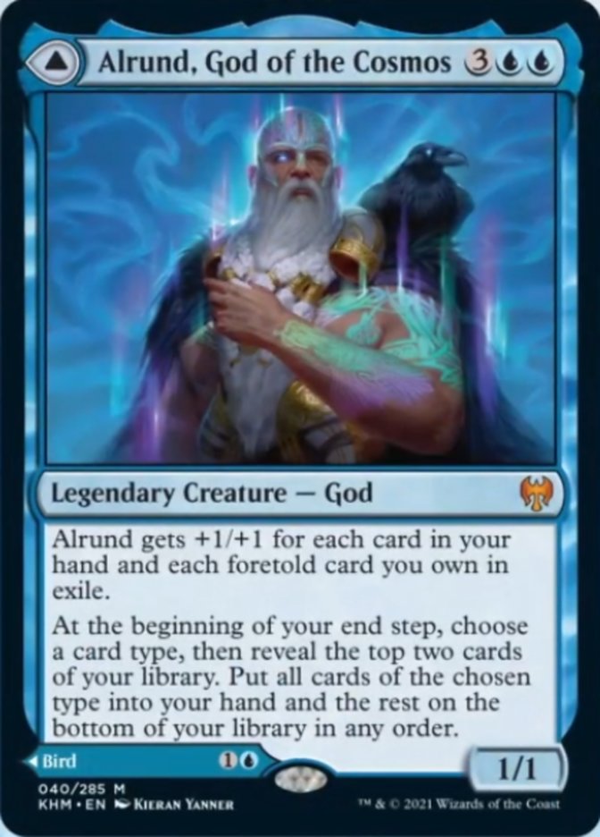 Alrund, God of the Cosmos // Hakka, Whispering Raven [Kaldheim] - Magic: The Gathering - Card Brawlers | Quebec | Canada |