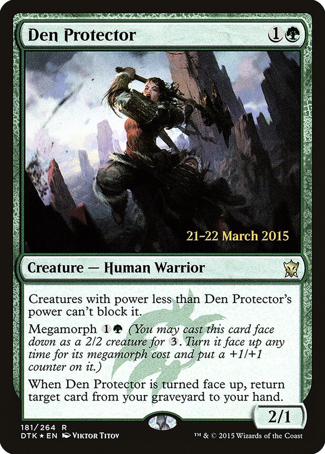 Den Protector [Dragons of Tarkir Prerelease Promos] - Magic: The Gathering - Card Brawlers | Quebec | Canada |