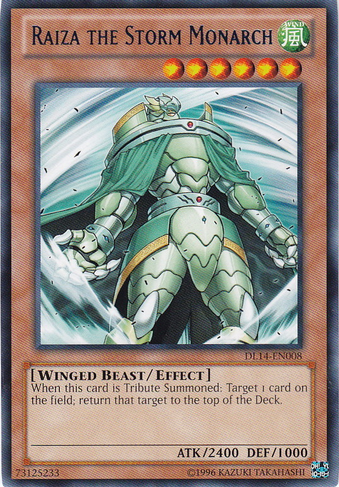 Raiza the Storm Monarch (Blue) [DL14-EN008] Rare - Yu-Gi-Oh! - Card Brawlers | Quebec | Canada |