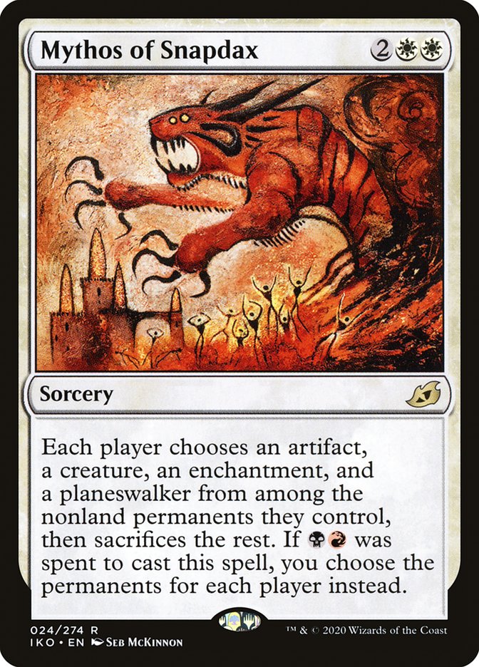 Mythos of Snapdax [Ikoria: Lair of Behemoths] - Magic: The Gathering - Card Brawlers | Quebec | Canada |