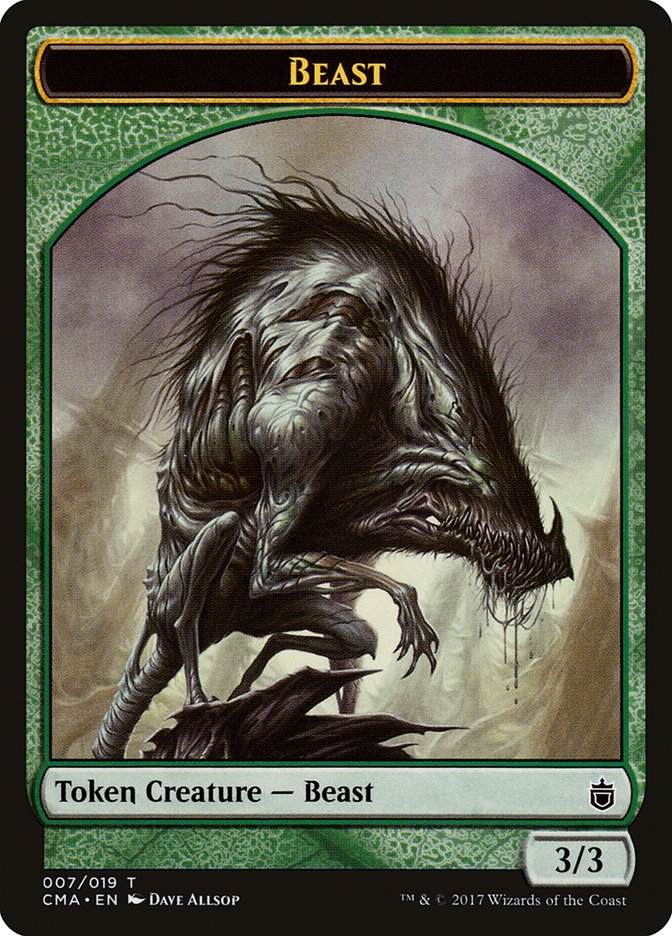 Beast Token (007/019) [Commander Anthology Tokens] - Magic: The Gathering - Card Brawlers | Quebec | Canada |