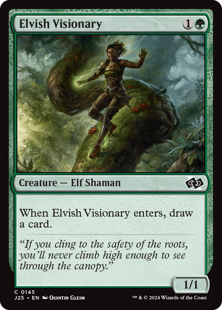 Elvish Visionary [Foundations Jumpstart] - Magic: The Gathering - Card Brawlers | Quebec | Canada |