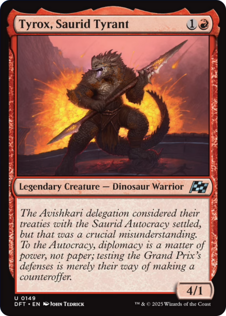 Tyrox, Saurid Tyrant [Aetherdrift] - Magic: The Gathering - Card Brawlers | Quebec | Canada |