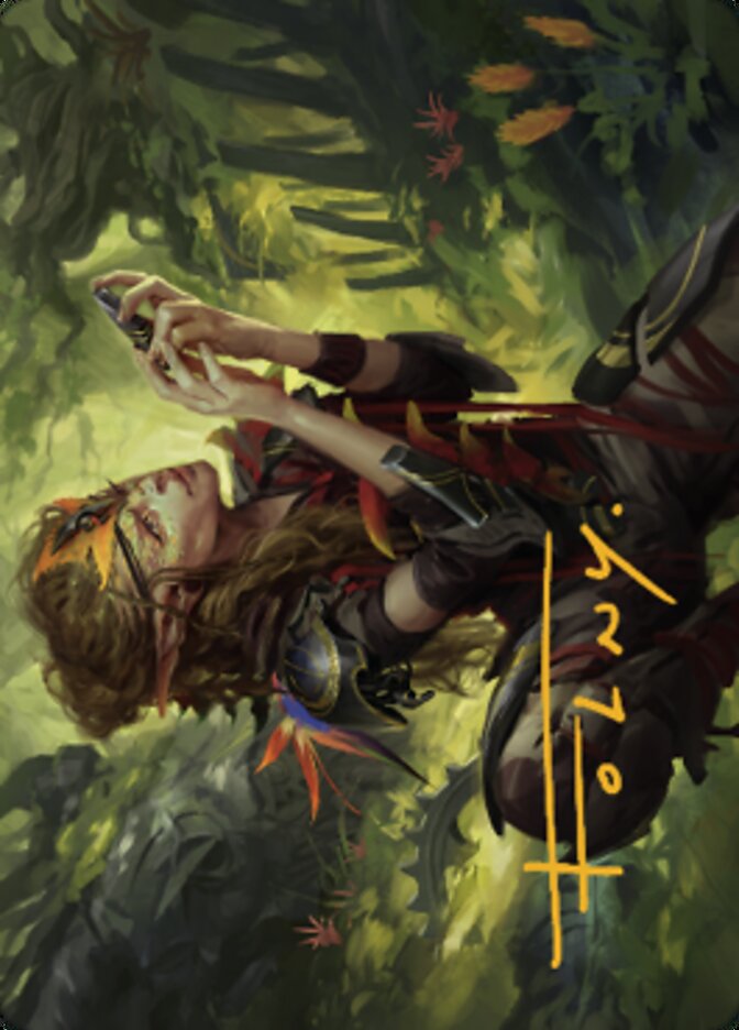 Meria, Scholar of Antiquity Art Card (Gold-Stamped Signature) [Dominaria United Art Series] - Magic: The Gathering - Card Brawlers | Quebec | Canada |