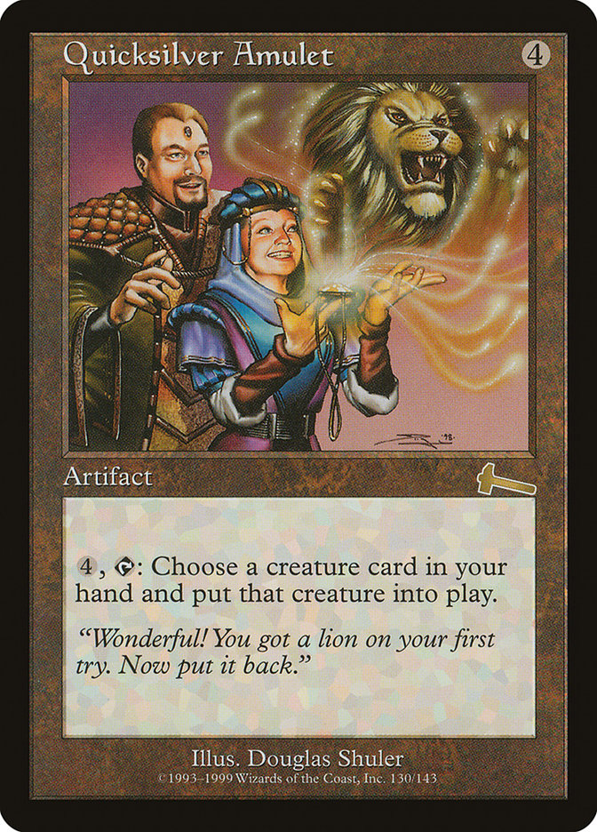 Quicksilver Amulet [Urza's Legacy] - Magic: The Gathering - Card Brawlers | Quebec | Canada |